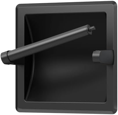 Gatco 752 Recessed Toilet Paper Holder Matte Black