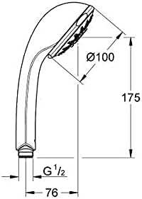 GROHE 5-Mode Handheld Shower 100 Enjoy