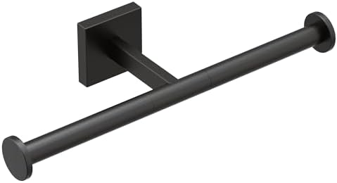 Moen Triva Double-Post Toilet Paper Holder Matte Black 1
