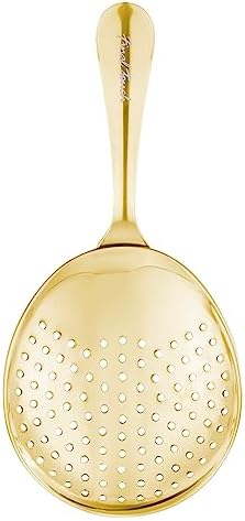 Final Touch Julep Strainer with Brass Finish