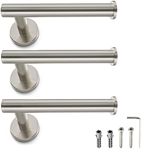 Luxury Brushed Nickel Toilet Paper Holder