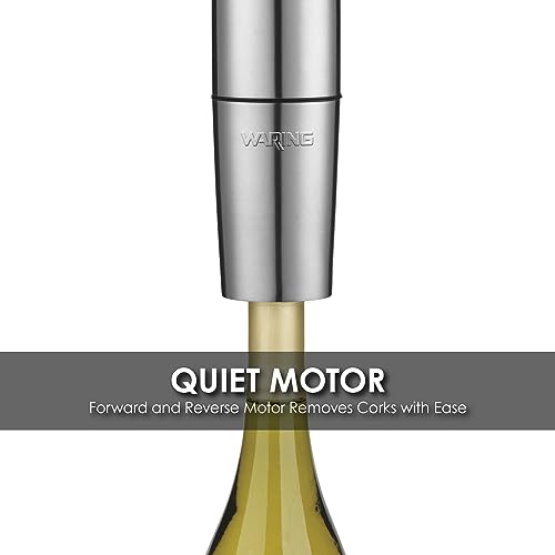 Waring Portable Electric Wine Opener with Recharging Station