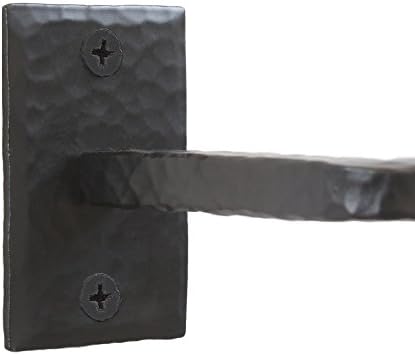 Handmade Wrought Iron Toilet Paper Holder - Black Iron Bathroom Decor