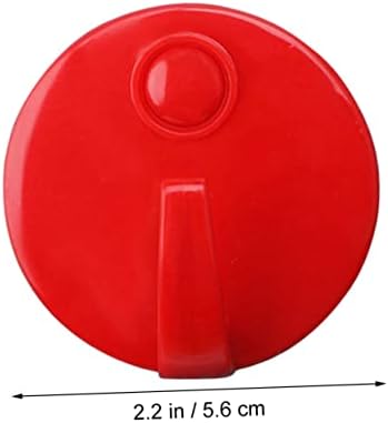 VILLCASE Red Adhesive Hooks Set 20pcs