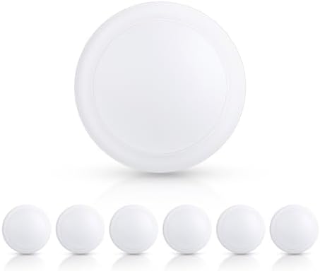 ECOELER 6 Pack LED Flush Mount Ceiling Light 165W 3000K Warm White Dimmable
