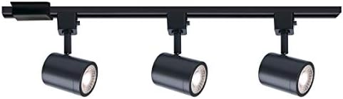 WAC Charge LED 10W Track Kit 3 Light Black