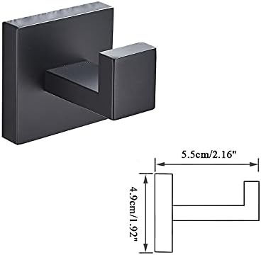 Sturdy Black Robe Hook