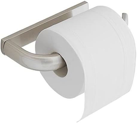 BESy Brass Toilet Tissue Holder Brushed Nickel