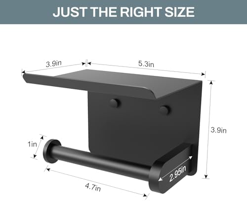 SetSail Toilet Paper Holder - Space-Saving Durable