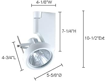 Jesco Lighting HMH270T6NF39-S Contempo Track Light Fixture