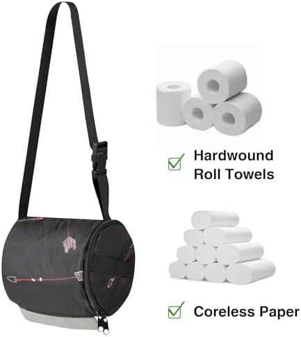 YUJHON Hanging Toilet Paper Holder with Waterproof Design