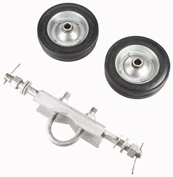 Plutreas 6-Inch Gate Wheel - Dual-Purpose Chain Link Fence Carrier