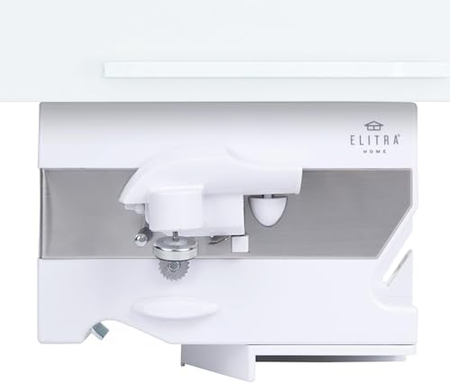 Electric Can Opener 4-in-1 Under Cabinet Mount with Blade Sharpener