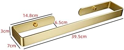 ANNBKA Gold Towel Bar with Black Finish