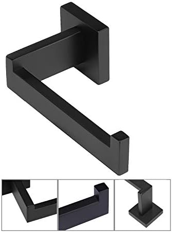 Toprema Toilet Paper Holder Stainless Steel Matte Black