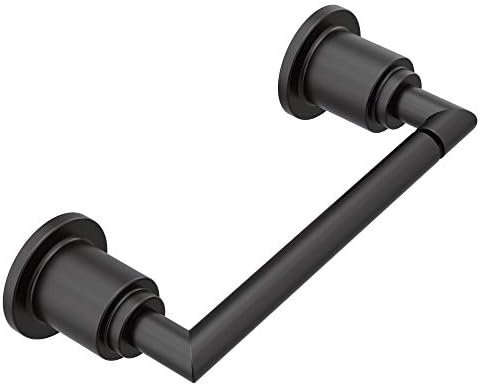 Moen YB0808BL Arris Pivoting Toilet Paper Holder Matte Black 1