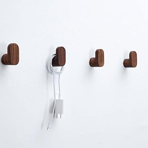 Lily Brown Heavy Duty Wood Hooks for Home Decor