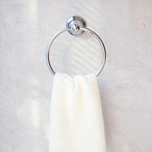YENZEEN Brushed Nickel Towel Ring for Bathroom Wall Mount Stainless Steel