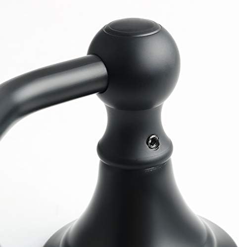 Alise Matte Black Towel Ring for Bathroom