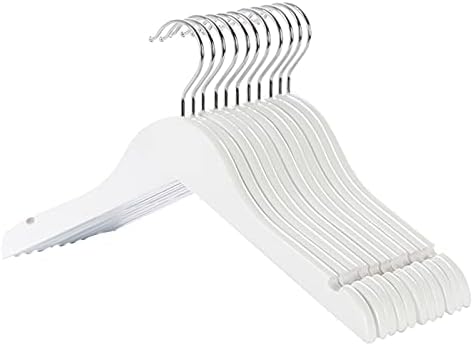 TBLOTYD Wooden Clothes Hangers 50 Pack Multifunctional for Suits Coats Shirts Sweaters