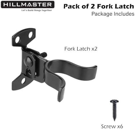 Sturdy Steel Chain-Link Gate Latch