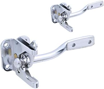 QCAA Self-Locking Gate Latch Pack of 2 304 Stainless Steel