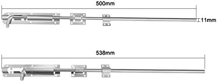 500mm Stainless Steel Gate Drop Rod