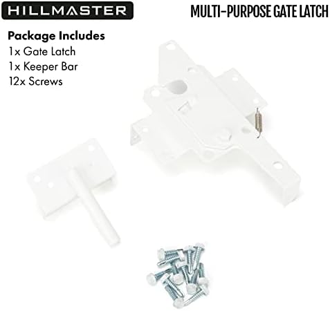 HILLMASTER Heavy Duty Self-Locking Gate Latch