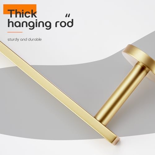 32 Inch Brushed Gold Towel Bar with Holder and Bracket AN4001GD-L32