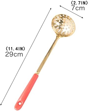 Durable Stainless Steel Skimmer with Non-Slip Handle