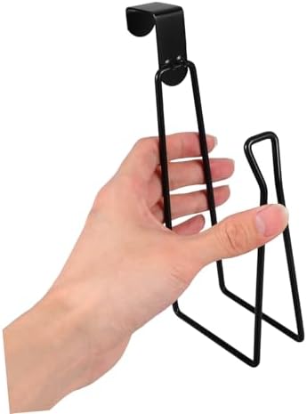 Sturdy Black Wall-Mounted Toiletpaper Holder For Modern Bathrooms