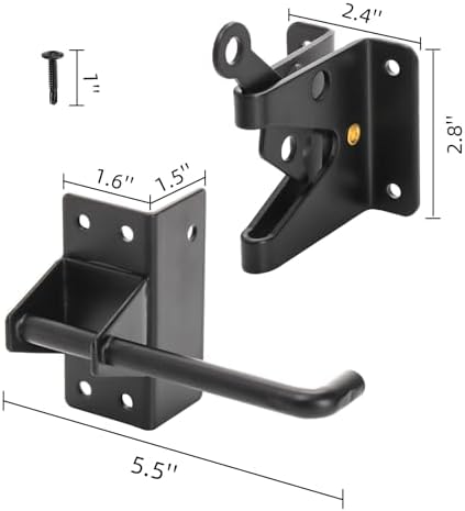 Secure-Fit Combination Latch for Your Home or Garden