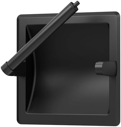 Gatco 752 Recessed Toilet Paper Holder Matte Black
