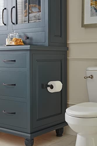 Amerock BH36031MB Matte Black Toilet Paper Holder 1