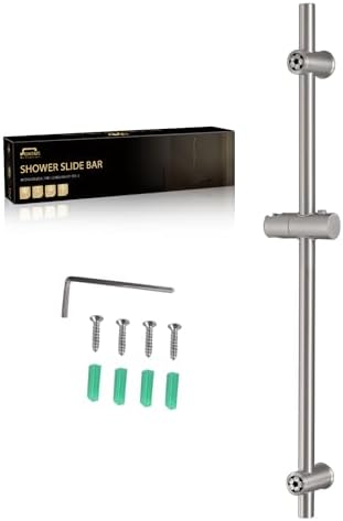Adjustable and Rust-Resistant Handheld Shower Slide Bar for Bathroom Use