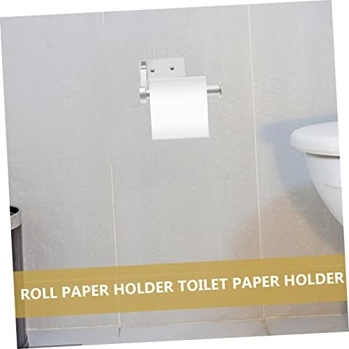 TEHAUX Aluminum Alloy Toilet Paper Holder Wall Mount 2-Pack Black