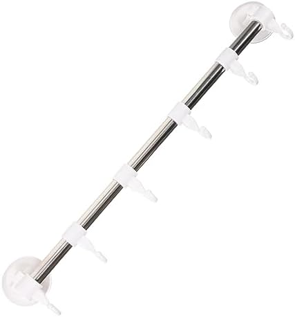Adjustable Suction Cup Towel Bar No Drill for Bathroom and Kitchen