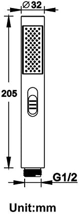Ergonomic Handheld Shower Head