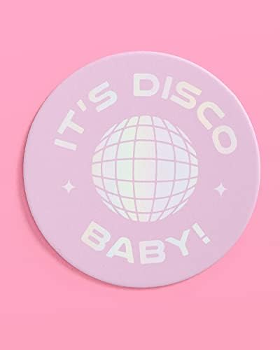 Xo Fetti Disco Party Drink Coasters - 16 pcs