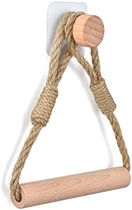 Moonlux Industrial Rope Toilet Paper Holder with Adhesive