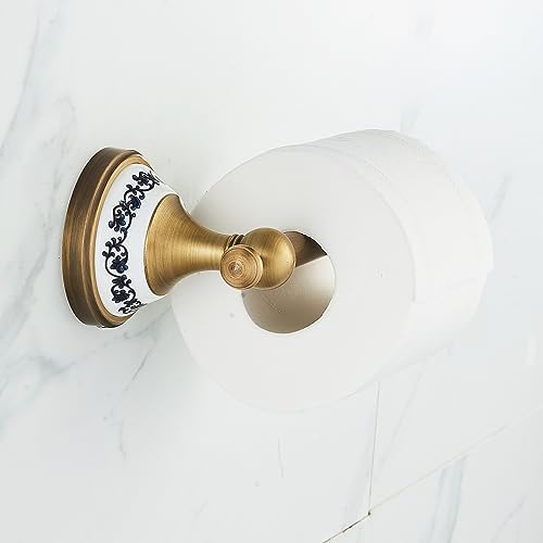 Toilet Paper Holder with Porcelain Design