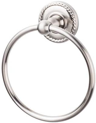 Top Knobs ED5BSNF Towel Ring 25 Inch Brushed Nickel