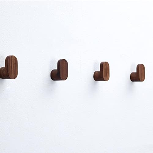 Lily Brown Heavy Duty Wood Hooks for Home Decor