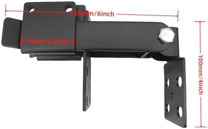 Precise Double Gate Latch for 1-38 Pipe Fences