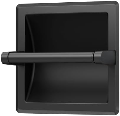 Gatco 752 Recessed Toilet Paper Holder Matte Black