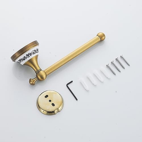 Toilet Paper Holder with Porcelain Design