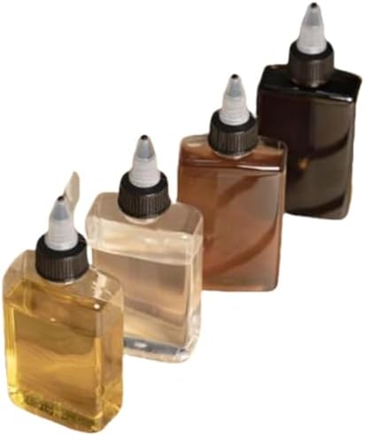 Cyrank 4 Pcs 100ML Twist Top Oil Dispenser Bottles for Camping Kitchen