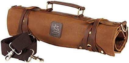KYOKU Chef Knife Roll Bag with 10 Slots and 3 Holders