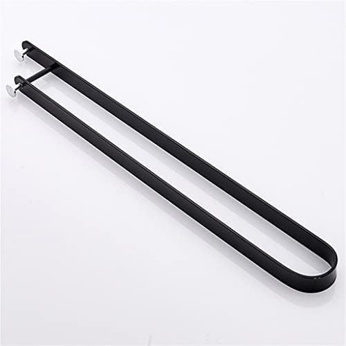 Black Towel Bar 35CM Wall-Mounted Towel Rack 1
