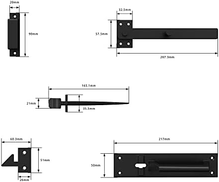 Heavy-Duty Gate Latch for Outdoor Garden Use